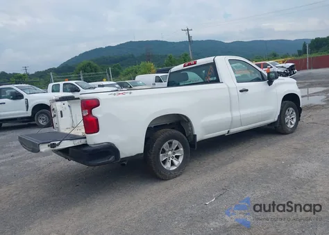 2020 Chevrolet Silverado 1500 4Wd Long Bed Wt из США, поврежденный, VIN 3GCNYAEH4LG201547